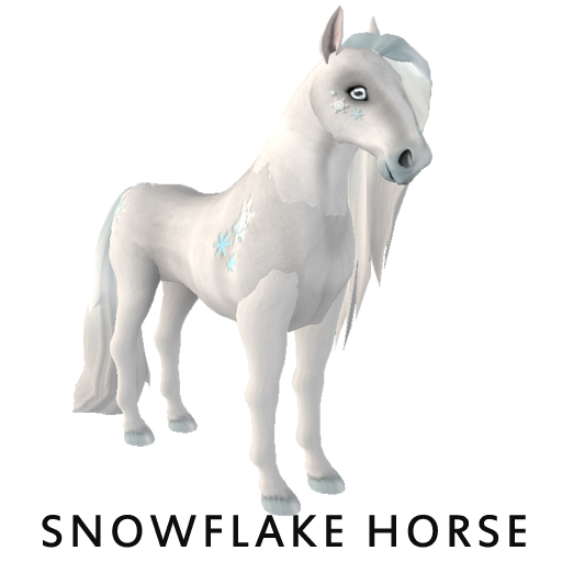 2010 Snowflake Horse PET