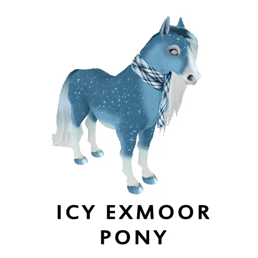 2013 Holiday Horse Icy Exmoor Pony