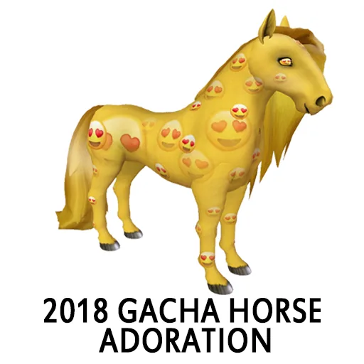 2018 Gacha Horse Adoration