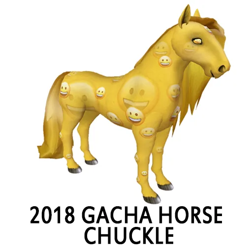 2018 Gacha Horse Chuckle