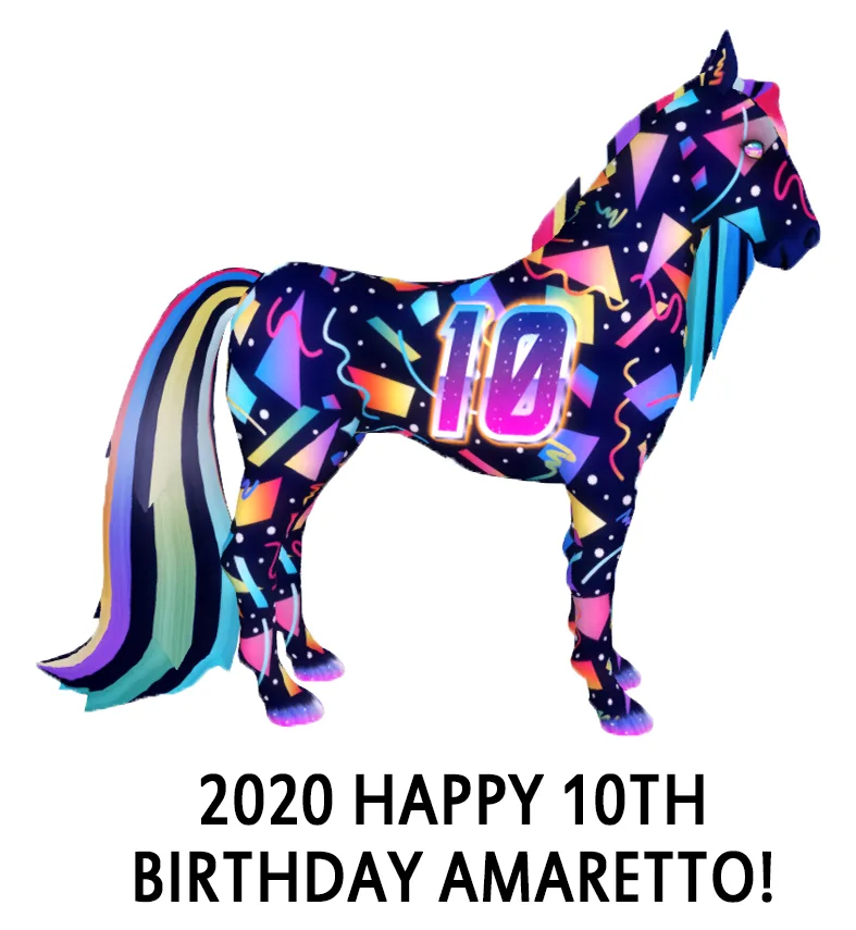 2020 Happy 10th Birthday Amaretto