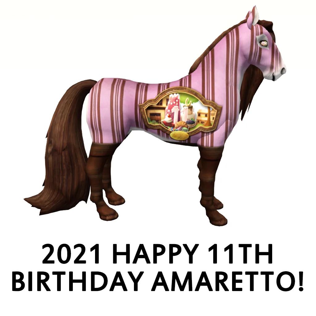 2021 Happy 11th Birthday Amaretto