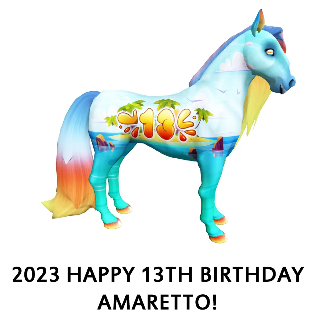 2023 Happy 13th Birthday Amaretto