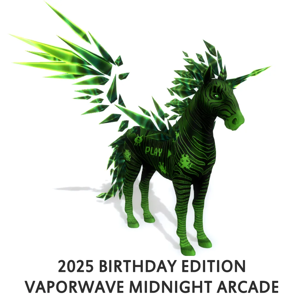 2025 Birthday Edition Vaporwave Midnight Arcade