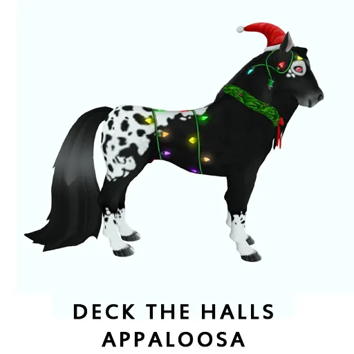 Amaretto Limited Edition Deck The Halls Appaloosa