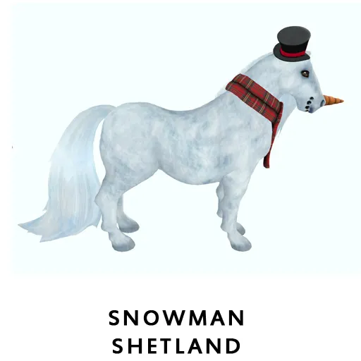 Amaretto Limited Edition Snowman Shetland