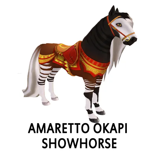 Amaretto Okapi Showhorse