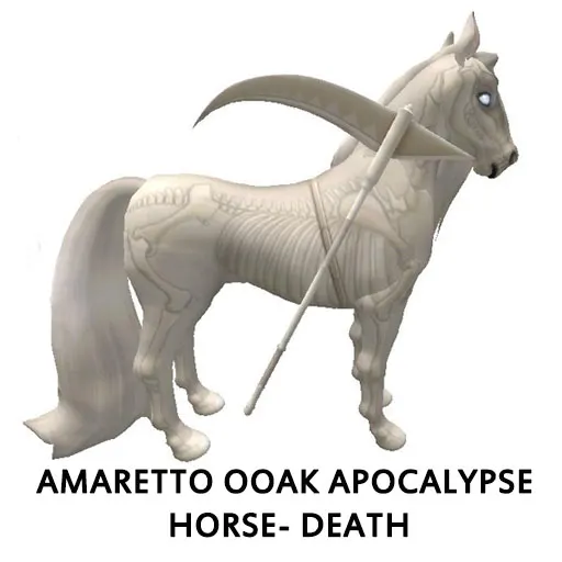 Amaretto Ooak Apocalypse Horse Death