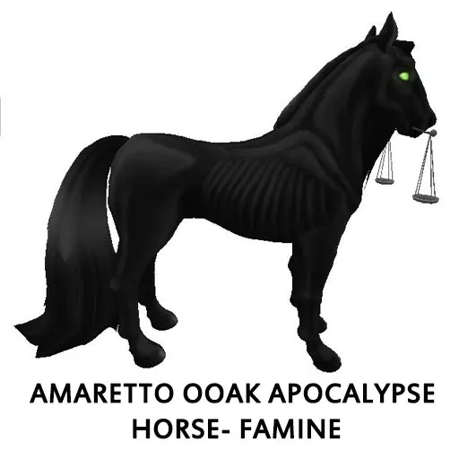 Amaretto Ooak Apocalypse Horse Famine