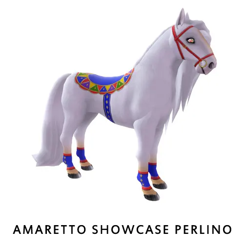 Amaretto Showcase Perlino Horse