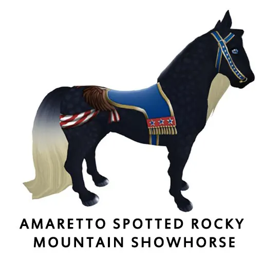 Amaretto Spotted Rocky Mountain Showhorse